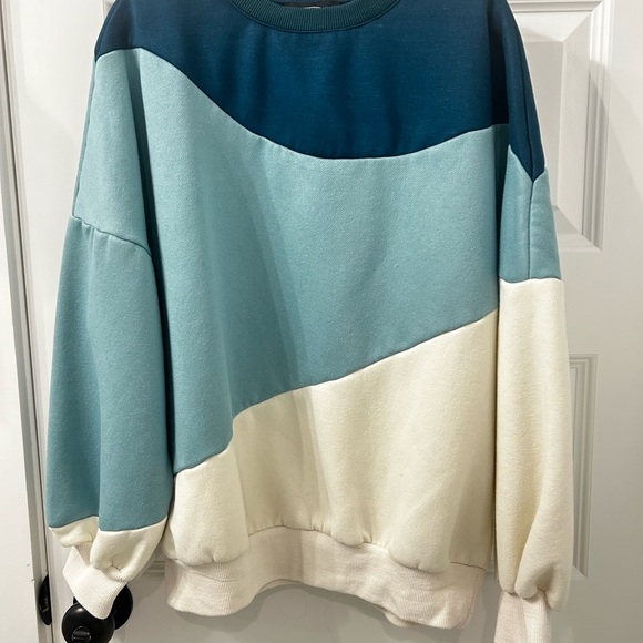 Terry Patchy Oversized Crewneck - Picture 4 of 4